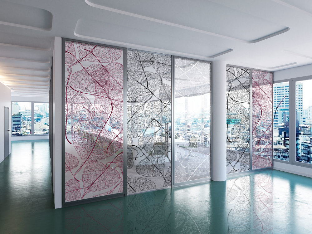 Glass printings for doors a wide range of patterns Tecglass