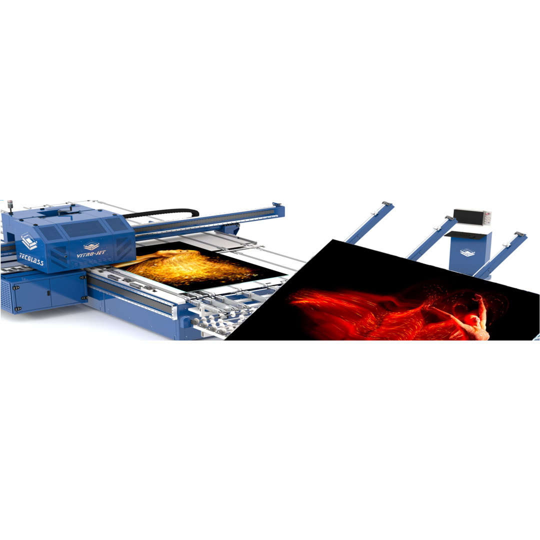 Digital Glass printers and glass printing equipment for sale Tecglass